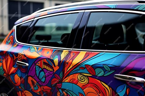 Premium AI Image | Ride in Style Customizing Your Vehicle with Unique Car Decals