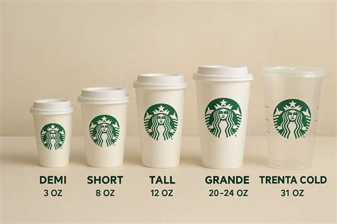 Starbucks Sizes Guide: Cup Meanings, Coffee Ounces & Drink Options