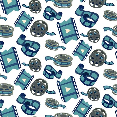 A pattern of elements for movies. All the elements for creating and ...