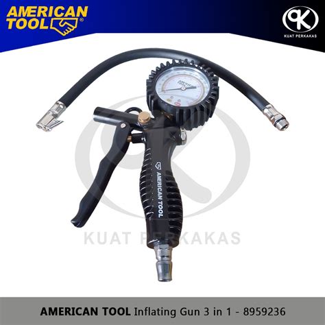 Jual Inflating Gun 3in1 AMERICAN TOOL Alat Isi Angin Plus Meteran ...