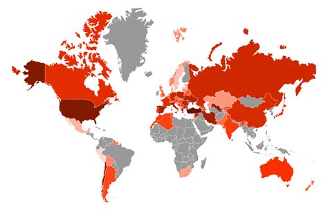 Map Of Where Cherries Grow In The World