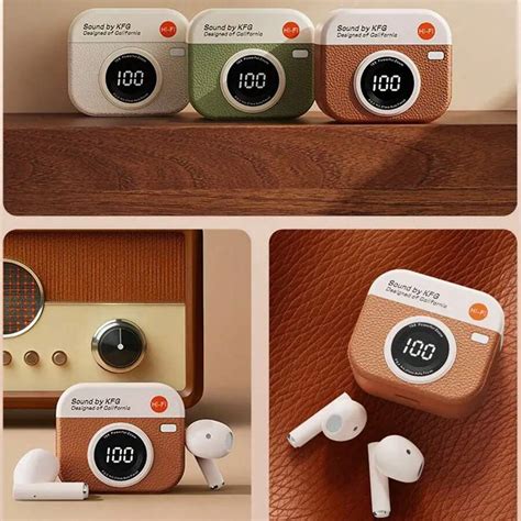 Retro Q86 True Wireless Hoofdtelefoon Semi-In-Ear Heren En Dames ...