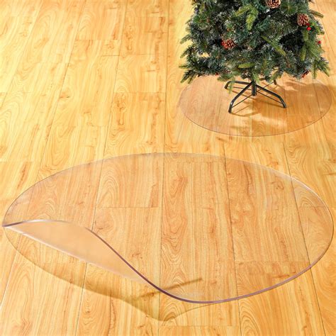 Amazon.com: Wonderjune 32 Inch Clear Silicone Christmas Tree Stand Mat ...