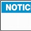 Image result for notice sign