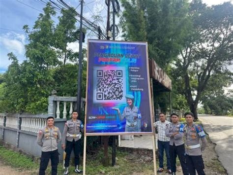 Sosialisasi QR Code Pengaduan Online, Seksi Propam Polres TTS- Polda ...