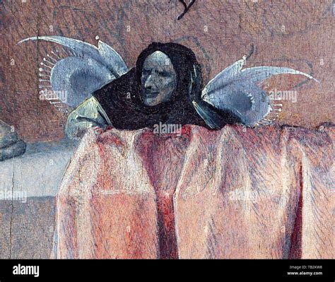 Hieronymus Bosch, Death and the Miser, detail, painting, circa 1485 ...