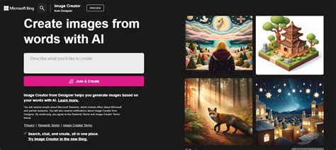 Bing Image Creator Windows 1.0 的图像结果