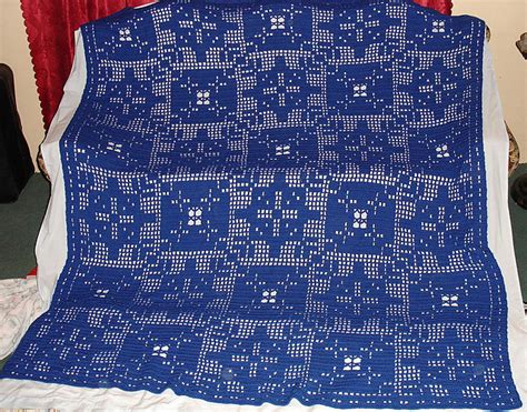 Image result for Which Way Filet Afghan Pattern