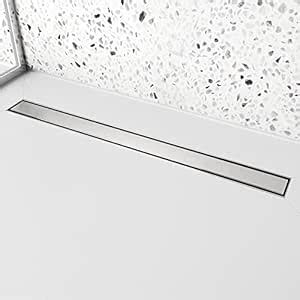 36 Inch Linear Shower Drain with Tile Insert Grate,SUS304 Stainless ...