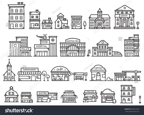 Building Drawing Cartoon 的图像结果