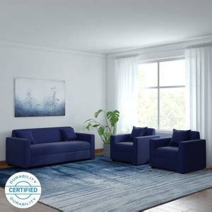 Flipkart Perfect Homes Fabric 3 + 1 + 1 Sofa Set Price in India - Buy ...