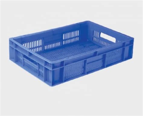 Heavy Duty Big Blue Portable Plastic Crate | Crates for storage | Shelf ...
