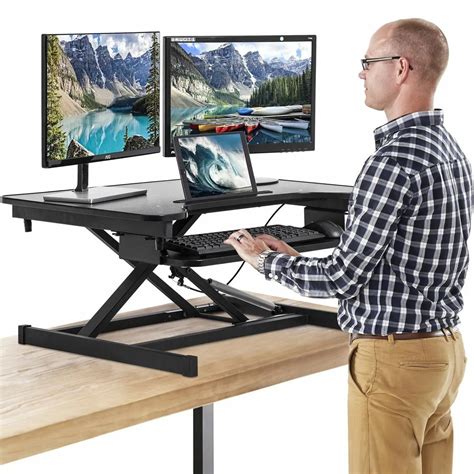 Image result for Adjustable Computer Stands Desktop