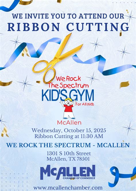 WE ROCK THE SPECTRUM: Ribbon Cutting - McAllen Chamber of Commerce