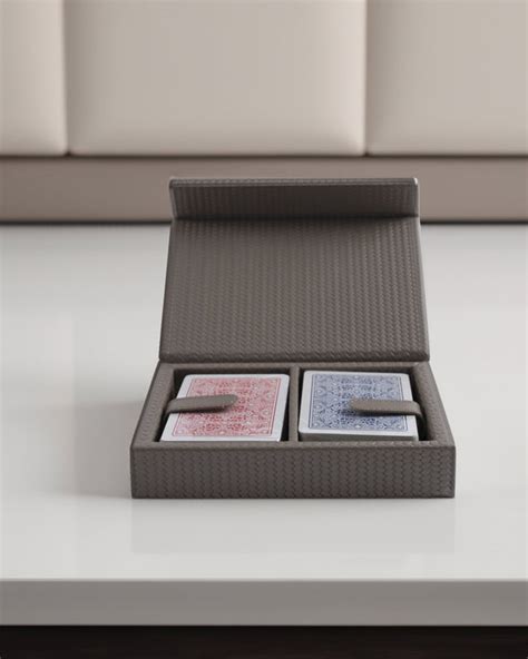 Elegant Light Grey Leather Card Holder | Perfect Gift for Collectors ...