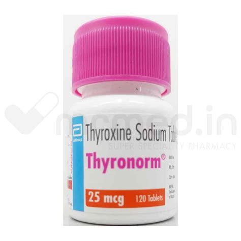 Thyronorm 25mcg Tablet – Thyroid Hormone for Hypothyroidism