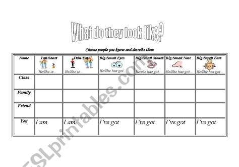 How Do They Look Worksheet 的图像结果