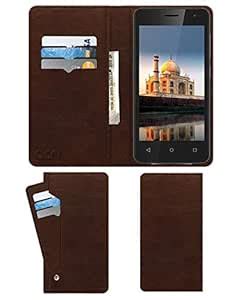 ACM Wallet Leather Flip Carry Case Compatible with Ivoomi Me4 Mobile ...