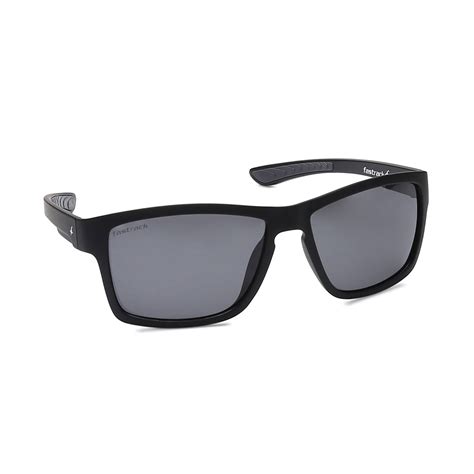Buy Fastrack Black Rectangle Sunglasses (P420BK3PV) Online