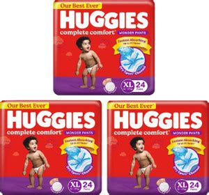 Huggies Wonder Pants Extra Large (XL) Size Baby Diaper Pants XL-24 ...