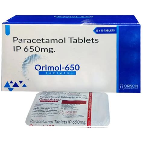 Buy Orimol-650 Tablet 15's online | Uses, Side Effects, Price and ...
