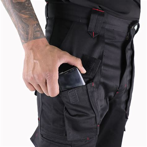 Lee Cooper Workwear Mens Multi Pocket Easy Care Heavy Duty Knee Pad ...