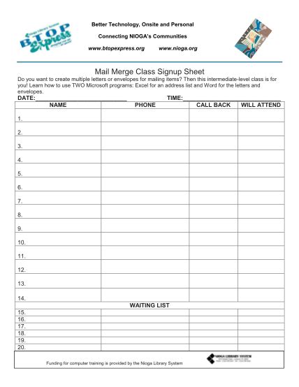 Class President Sign Up Sheet 的图像结果