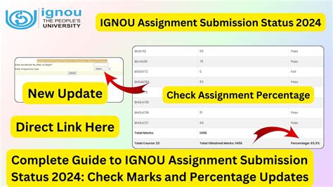 Rezultat imagine pentru Assignment Status IGNOU Check
