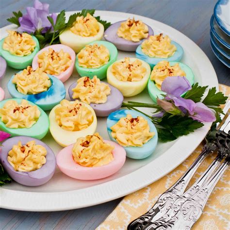 For the Love of Food: Colored Deviled Eggs