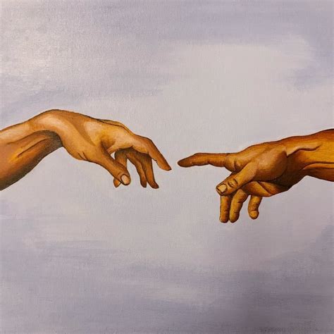 creation of adam | Painting canvases, God touching adam painting, Deep art
