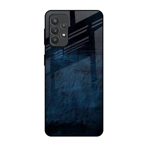 Dark Blue Grunge Samsung Galaxy M32 5G Glass Back Cover - Flat 35% Off ...