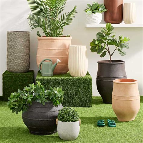 Terra Onyx Outdoor Planter | At Home