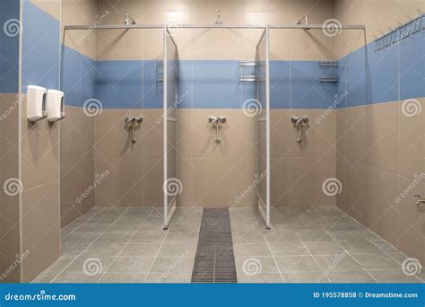 Men`s and Women`s Locker Rooms in a Modern Fitness Center in Russia ...