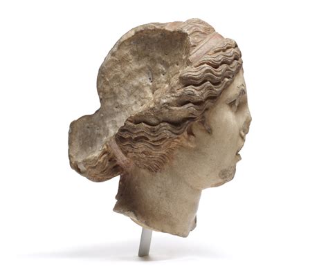 Head of the Knidian Aphrodite Type, 2nd century CE (Roman). Acquired by ...
