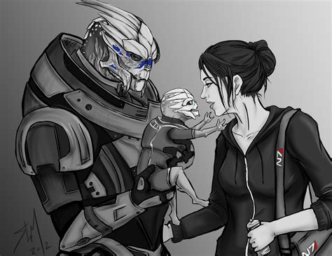 [Imágenes] Fan Art - Shepard y Garrus Mass Effect 4, Mass Effect ...