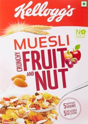 Kellogg's Muesli Crunchy Fruit & Nut Box Price in India - Buy Kellogg's ...