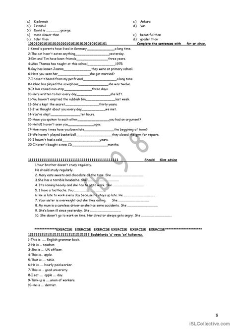 Image result for English Homework Worksheets