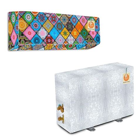 KANUSHI industries® Split AC Cover Set For Indoor And Outdoor Unit 1.5 ...
