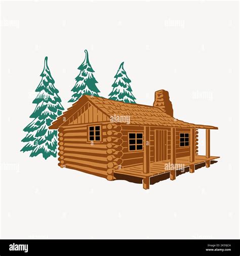 Log Cabin Clipart