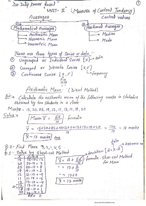 Elements of Statistics solved questions and answer - Bachleors of ...