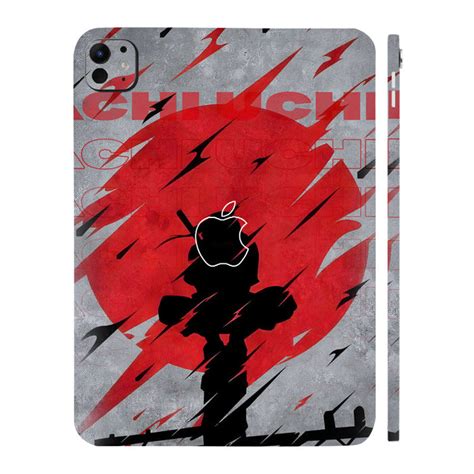 Apple iPad Pro 11 M5 2025 Itachi Uchiha in Bold Red Anime Tablet Skins