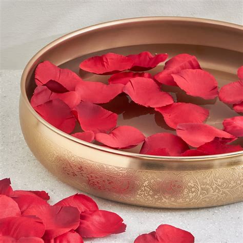 Buy Gloria Hover Set of 40 Fabric Floating Rose Petals from Home Centre ...