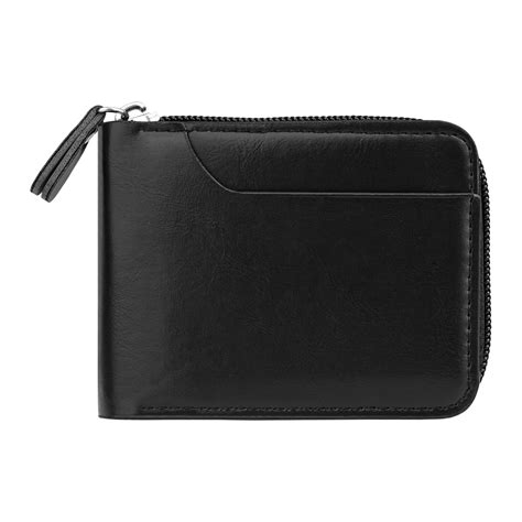 Rust Edge Zipper Wallet Cardholder