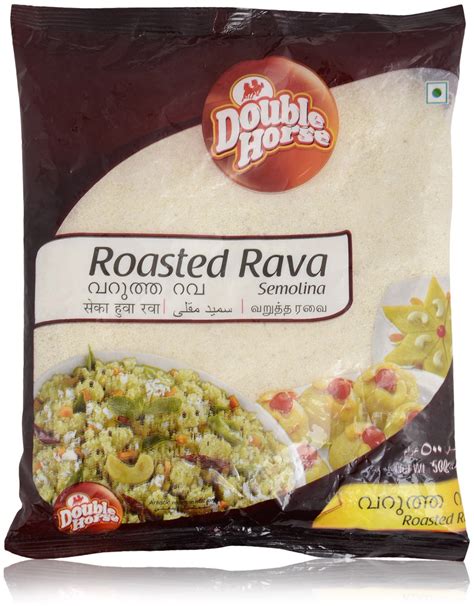 Double Horse Rava - Roasted, 1kg Pouch : Amazon.in: Grocery & Gourmet Foods