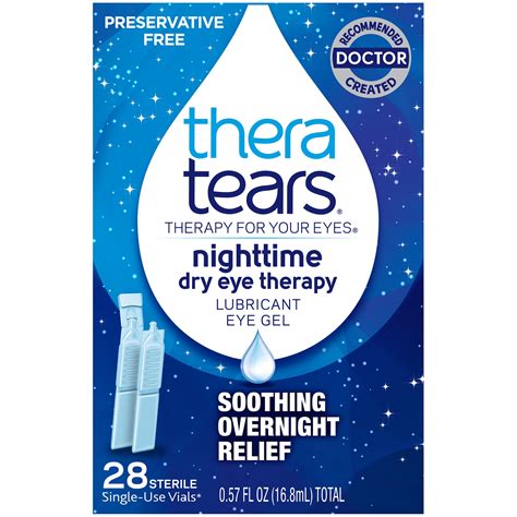 Thera Tears® Nighttime Dry Eye Therapy Lubricant Eye Gel 0.57 fl. oz. Box - Walmart.com ...