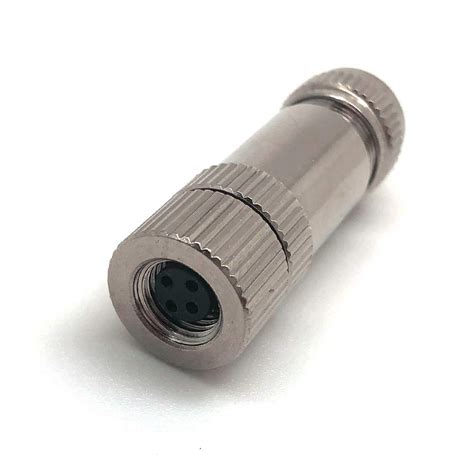Buy VELLEDQ Industrial Field-wireable M8 4-Pin Female Connector ...
