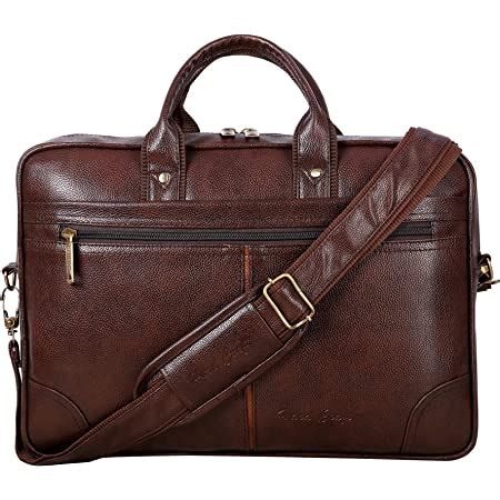 Hard Craft Vegan Leather For 15.6 inch Laptop Size Messenger Bag for ...