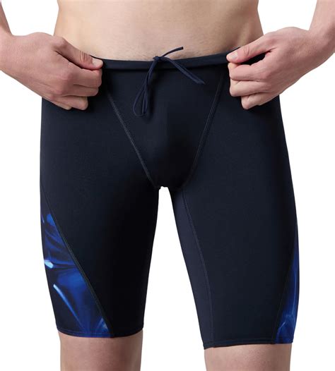 Buy Speedo Men's Endurance+ Digital Print V-Cut Jammer - True Navy ...