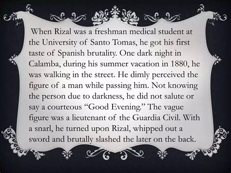 Rizal's life in UST | PPTX