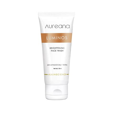 Aureana Luminos Brightening Face Wash 50 ml, No Sulphate, No Paraben ...